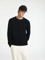 SLHCODY LS KNIT RELAXED CREW NECK NOOS S Locker geschnitten - Black