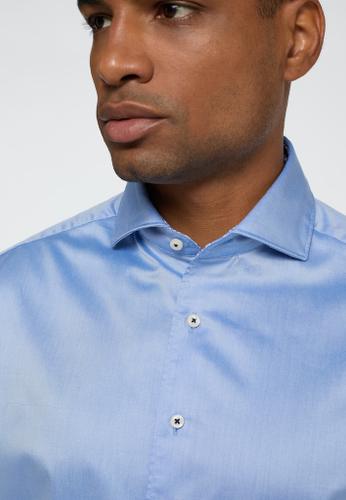 Soft Luxury Shirt Twill Langarm Blau 41/Langarm - 65cm