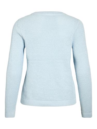 VIDALO O-NECK L/S KNIT TOP- NOOS S Normal geschnitten - Nantucket Breeze