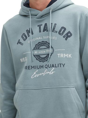 Hoodie Sweatshirt mit Logo-Print XXL Regular Fit - Grey Mint