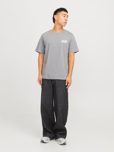JJECORP LOGO TEE SS O-NECK NOOS M Normal geschnitten - Ultimate Grey