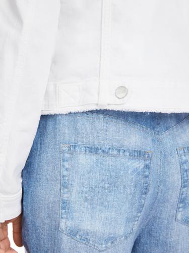 Jeansjacke "Rethink Together" Weiß 42