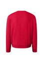 Pullover Rundhals 1/1 Arm Rot