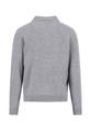 Polo, Longsleeve, Merino Cashmere XL Casual Fit - Steel