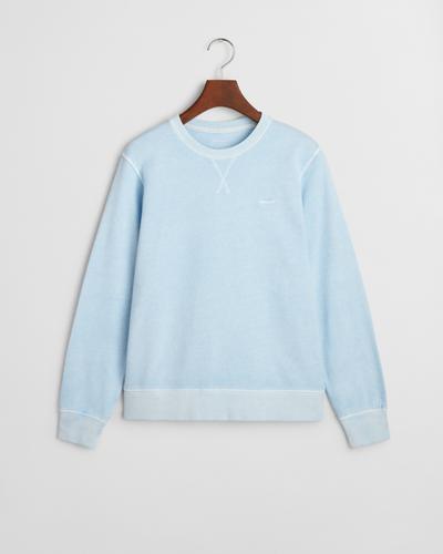 Sunfaded Rundhals-Sweatshirt S - Fresh Blue