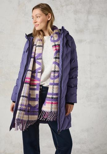 Mantel mit Schweißnähten XXL - Stormy Violet