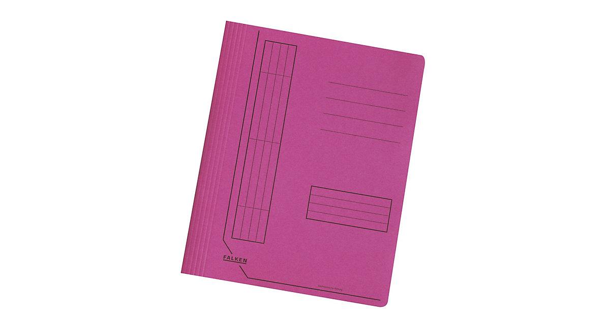 Schnellhefter, Manila-RC-Karton, 240g, DIN A4, intensiv pink, Polybeutel 25 St. Schnellhefter