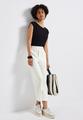 Straight Leg 7/8 Twill-Hose 34/7/8 Hosen - Off White