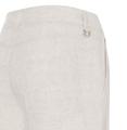 MAC JEANS - NORA, Pure linen 40/OL Wide Fit - Grau