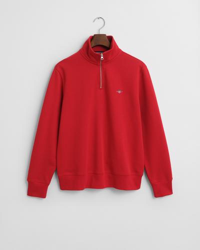 Shield Sweatshirt mit halblangem Reißverschluss XL - Ruby Red
