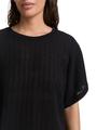 Loose Fit Crinkle T-Shirt XL Loose Fit - Deep Black