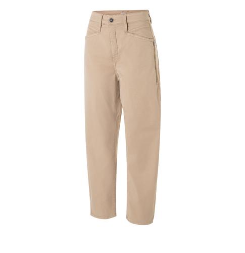 MAC JEANS - BORA, Authentic stretch gabardine 34/OL Relaxed Fit - Braun