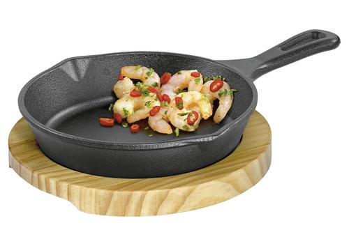 BBQ Servierpfanne mit Stielgriff