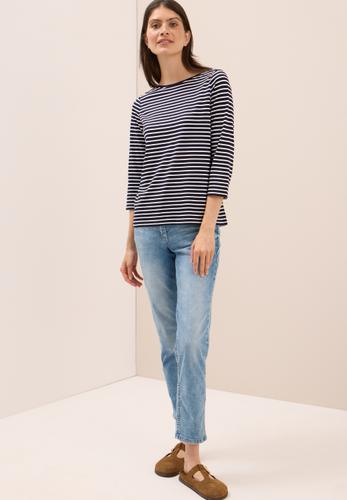 Gestreiftes Shirt L - Urban Dark Blue