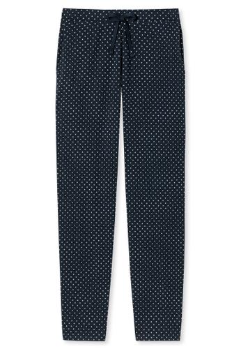 Hose lang 48 - Dunkelblau-gem.