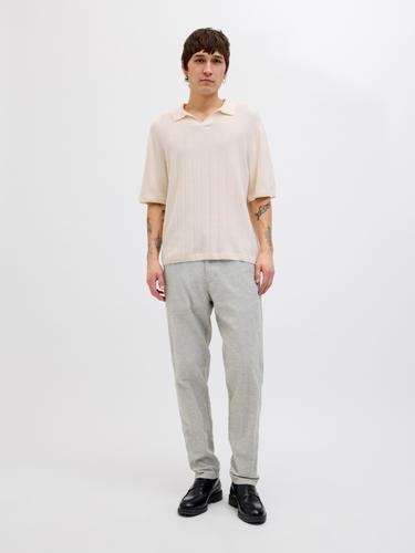 JPSTACE SUMMER LINEN BLEND CHINO PANT SN 33/32 Verjüngt - Agave Green