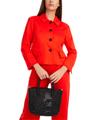 Kurze Jacke mit Kentkragen 40 - Flame Red