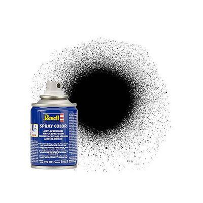 Revell - Spray schwarz, seidenmatt