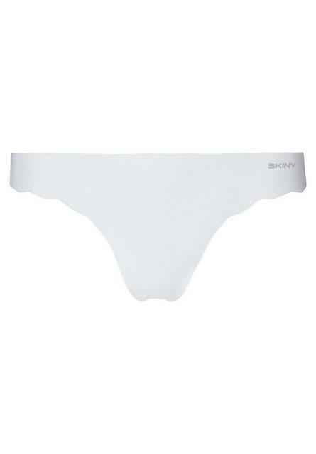 Skiny Damen String Micro Essentials Weiß 42