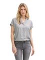 Loose Fit Bluse mit Streifenmuster 36 Loose Fit - Navy White Thin Stripe