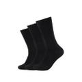 Unisex Basic cotton Socks 3p - Schwarz / 35/38