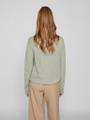 VIRIL O-NECK L/S  KNIT TOP - NOOS L Normal geschnitten - Oil Green