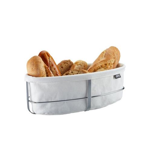 GEFU Brotkorb »Brunch Oval«, Edelstahl, (1-tlg)