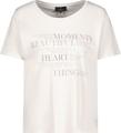 T-Shirt mit Strasssteinen 44 - Creamy Beige