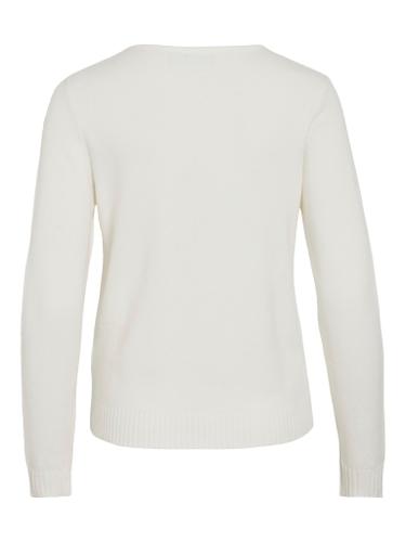 VIRIL V-NECK L/S KNIT TOP - NOOS Weiß XXL