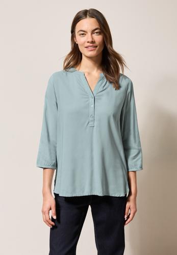 Bluse in Unifarbe M - Cool Salvia Green
