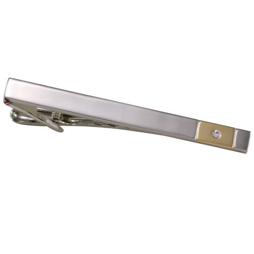 Krawattenklammer bic Kristall one size - Bicolor