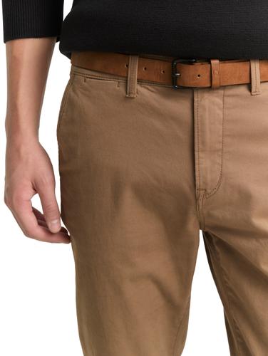 Slim Fit Chino Hose mit Gürtel 34/34 Slim Fit - Honey Camel Beige