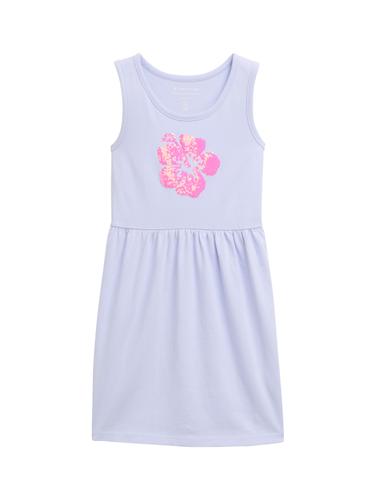 Mini-Kleid mit Wendepailletten 92/98 A-Linie - Happy Lilac