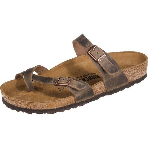 Birkenstock Mayari Oiled Leather Zehentrenner bei Shoes More