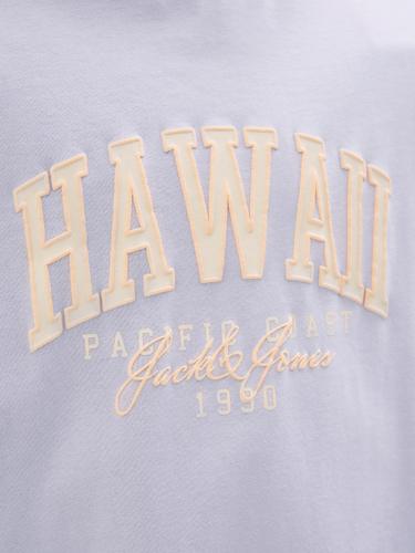 JJDETROIT TEE SS CREW NECK JNR 152 Locker geschnitten - Languid Lavender