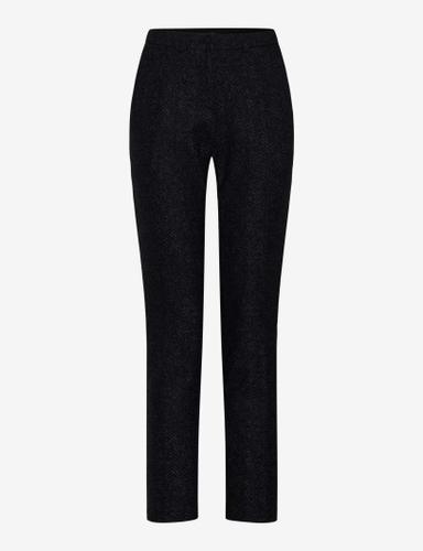 Style Maron S 42 Gepflegte Hose, Konischer Beinverlauf, Normale Leibhöhe, 7/8-Länge - Black