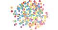 Deko-Konfetti - Bright Rainbow 15g bunt