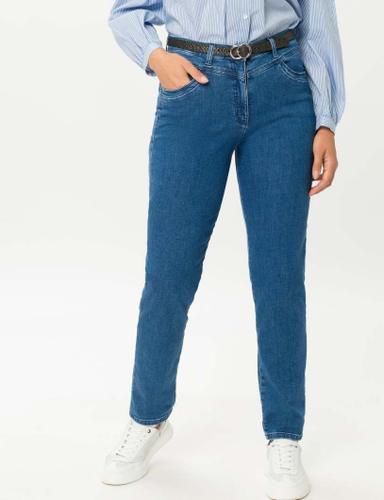 Style Caren New 40 Damenhose, Five-Pocket-Hose, Klassische Five-Pocket-Elemente, Hochwertiger Reißverschluss, Comfort Plus Fit, Gerader Beinverlauf, Normale Fußweite, Höhere Leibhöhe - Stoned Blue