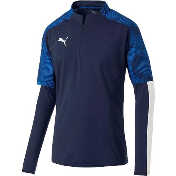 PUMA Fußball - Teamsport Textil - Sweatshirts CUP Training 1/4 Zip Top M in Blau