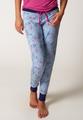 Skiny Damen Hose lang Night In Mix & Match 38 - Sky Spottedflowers
