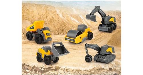 Dickie Toys Volvo Construction 5 Pack