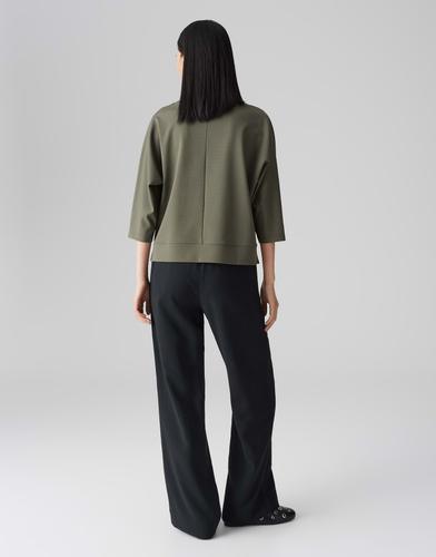 Sweatshirt "Salane" - Oliv / 40