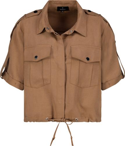Jacke mit Pattentaschen 36 - Brandy
