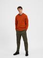 SLHNEWCOBAN LAMBS WOOL CREW NECK XXL Normal geschnitten - Bombay Brown