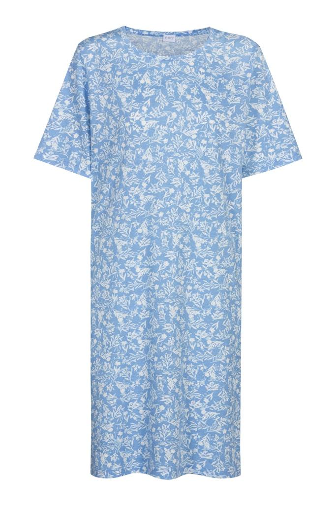 Nachthemd kurzarm Blau 48