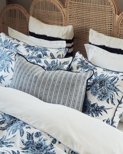 Flower Garden Kopfkissenbezug 80X80 - Beacon Blue