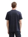 T-Shirt mit Brusttasche XXL Regular Fit - Sky Captain Blue Stripy Inject