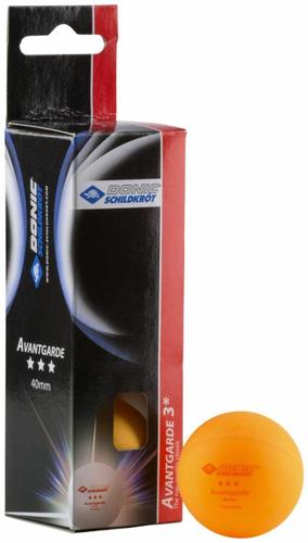 DONIC SCHILDKRÖT Ball Avantgarde 3-Stern Onesize in Weiß