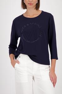 Sweatshirt mit Emblem 40 - Marine