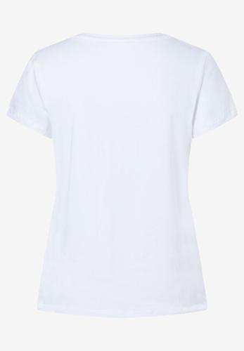 T-Shirt mit Pailletten-Roller weiß Frühjahrs-Kollektion Weiß 34